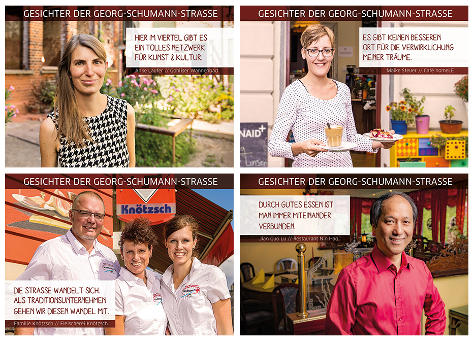 Eine Kampagne für den KIEZ – Gesichter der Georg-Schumann-Straße