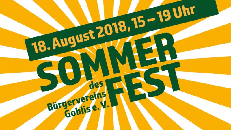 Gohliser Sommerfest auf dem „Platz-ohne-Namen“